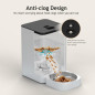 Distributeur Automatique VOLUAS pour Chats et Chiens - Programmable 4 Repas Quotidiens avec Enregistreur Vocal Distributeur Automatique VOLUAS pour Chats et Chiens - Programmable 4 Repas Quotidiens avec Enregistreur Vocal
