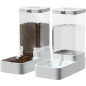 Gravity Pet Feeder & Water Dispenser Set, 3.8L Automatic Dog & Cat Feeder with Large Capacity Gravity Pet Feeder & Water Dispenser Set, 3.8L Automatic Dog & Cat Feeder with Large Capacity