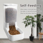 Distributeur automatique de nourriture et d'eau Gravity 3,8L pour chiens et chats, grande capacité Distributeur automatique de nourriture et d'eau Gravity 3,8L pour chiens et chats, grande capacité