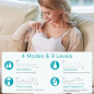 Paruu P10 Wearable Hands-Free Electric Breast Pump, 338mmHg Suction, Low Noise, 4 Modes, 9 Levels, 2 Pack Paruu P10 Wearable Hands-Free Electric Breast Pump, 338mmHg Suction, Low Noise, 4 Modes, 9 Levels, 2 Pack