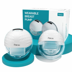 Paruu P10 Wearable Breast Pump - Strong Suction, Quiet, Portable 2-Pack