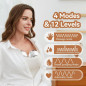Hands-Free Wearable Breast Pump MY-375 - Strong Suction, Low Noise, 4 Modes & 12 Levels, 2 Pack (White)