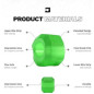 Jawzrsize Pop 'N Go Facial Exerciser - Tone Jaw, Face & Neck, Reduce Stress & Cravings, Look Younger