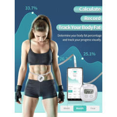 Slimpal Smart Body Measuring Tape with Bluetooth App for Fitness Tracking