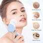 Brosse Nettoyante Visage COSLUS 2-en-1 Électrique Silicone Étanche Exfoliation Massage Profond Brosse Nettoyante Visage COSLUS 2-en-1 Électrique Silicone Étanche Exfoliation Massage Profond