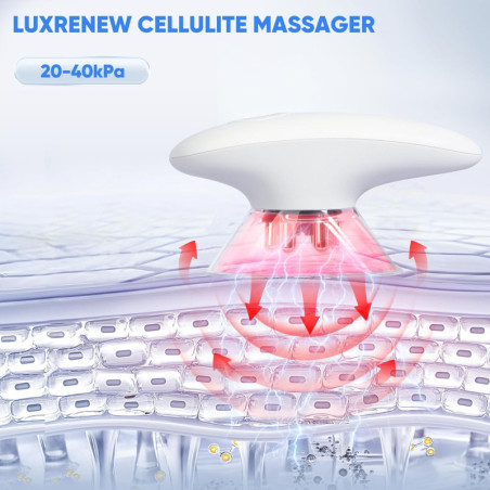 3-in-1 Electric Cellulite Massager & Body Sculpting Machine with Adjustable Modes for Home Use – White