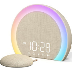 Réveil ANJANK Extra Fort avec Vibreur et Lumière LED
