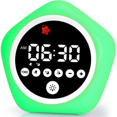 Réveil Enfant : Horloge Approuvée OK to Wake avec Lumières