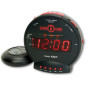 Sonic Bomb Dual Extra Loud Alarm Clock with Bed Shaker & Battery Backup for Heavy Sleepers, Black Sonic Bomb Dual Extra Loud Alarm Clock with Bed Shaker & Battery Backup for Heavy Sleepers, Black