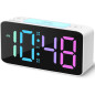Cadmos Super Loud Digital Alarm Clock for Heavy Sleepers with 7-Color Night Light, Adjustable Volume, USB Charger (White+RGB) Cadmos Super Loud Digital Alarm Clock for Heavy Sleepers with 7-Color Night Light, Adjustable Volume, USB Charger (White+RGB)