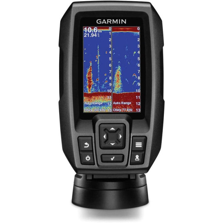 Garmin Striker 4 GPS Sondeur 3,5 avec Transducteur CHIRP, Modèle 010-01550-00 Garmin Striker 4 GPS Sondeur 3,5 avec Transducteur CHIRP, Modèle 010-01550-00