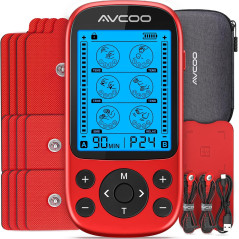 Dual Channel TENS Unit Muscle Stimulator - 24 Modes, 40 Levels, Rechargeable