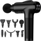Pistolet de Massage Deep Tissue Noir, 9 Embouts, 30 Vitesses, Massage Électrique Intense pour Soulagement Douleur Pistolet de Massage Deep Tissue Noir, 9 Embouts, 30 Vitesses, Massage Électrique Intense pour Soulagement Douleur