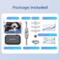 HeadaTerm-2 Migraine Relief Device with e-TNS Technology, Rechargeable, Drug-Free, Fast-Acting, Includes 3 Electrodes