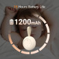 Machine à Sons Portable pour Bébé - Bruit Blanc, 12 Sons Apaisants, Minuterie, 15h Batterie, Clip Poussette Machine à Sons Portable pour Bébé - Bruit Blanc, 12 Sons Apaisants, Minuterie, 15h Batterie, Clip Poussette