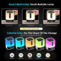 Enceinte Bluetooth Lampe de Nuit 5 en 1, Toucher, Multicolore, Réveil, Cadeau Idéal 10-14 ans Enceinte Bluetooth Lampe de Nuit 5 en 1, Toucher, Multicolore, Réveil, Cadeau Idéal 10-14 ans