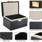 TICONN Faraday Box Carbon Fiber Car Key Fob Signal Blocker RFID Keyless Fob Protector Pouch Cage TICONN Faraday Box Carbon Fiber Car Key Fob Signal Blocker RFID Keyless Fob Protector Pouch Cage