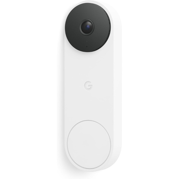 Google Nest Doorbell Wired 3rd Gen - 2K Video, Night Vision, 2-Way Audio, Live View, Snow, 2025 Model Google Nest Doorbell Wired 3rd Gen - 2K Video, Night Vision, 2-Way Audio, Live View, Snow, 2025 Model