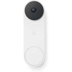 Google Nest Doorbell 3rd Gen Wired – 2K Video, Night Vision, 2025 Model
