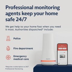 SimpliSafe 8-Piece Wireless Home Security System - Alexa & Google Ready
