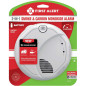 Détecteur combiné fumée et monoxyde de carbone First Alert SMCO100, batterie, bouton test/silence, blanc Détecteur combiné fumée et monoxyde de carbone First Alert SMCO100, batterie, bouton test/silence, blanc