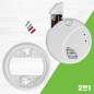 Détecteur combiné fumée et monoxyde de carbone First Alert SMCO100, batterie, bouton test/silence, blanc Détecteur combiné fumée et monoxyde de carbone First Alert SMCO100, batterie, bouton test/silence, blanc