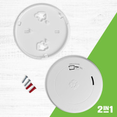 First Alert SMCO210 10-Year Sealed Battery Smoke & Carbon Monoxide Alarm, Slim Profile, 1-Pack