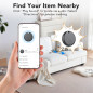 Air Tracker Tag 4-Pack for Android, Bluetooth GPS Item Finder, Smart Tracker for Keys, Wallet, Luggage – No Monthly Fee