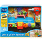 VTech Drill & Learn Toolbox Interactive Kids Toy with Sounds and Tools for Early Learning Fun VTech Drill & Learn Toolbox Interactive Kids Toy with Sounds and Tools for Early Learning Fun