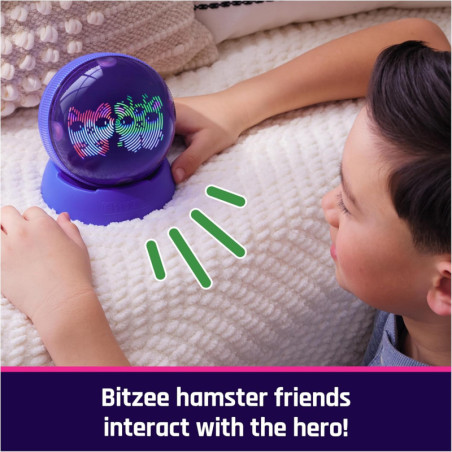 BITZEE Interactive Hamster Ball Toy with 20+ Hamsters Inside, Touch-Responsive Digital Pet for Kids Gift