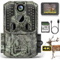 WOSPORTS 48MP 4K Trail Camera, 0.2s Trigger, Night Vision, IP66 Waterproof, 2.0'' LCD, 120° Wide Lens WOSPORTS 48MP 4K Trail Camera, 0.2s Trigger, Night Vision, IP66 Waterproof, 2.0'' LCD, 120° Wide Lens