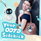 ENERGIZE LAB Eiliko Aquamarine - Tiny AI Charm Robot Pendant, Fun Electronic Toy for Couples & Friends ENERGIZE LAB Eiliko Aquamarine - Tiny AI Charm Robot Pendant, Fun Electronic Toy for Couples & Friends