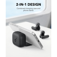 Soundcore P30i Wireless Earbuds by Anker, Noise Cancelling, 45H Playtime, IP54, Bluetooth 5.4, Black