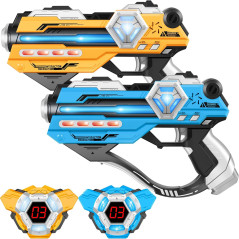 Laser Tag Guns Set of 2 with LED Score Vests – Fun Gift for Kids & Teens