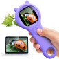Mini Pocket Handheld Microscope for Kids - STEM Educational Science Toy for Ages 5-12, Purple Mini Pocket Handheld Microscope for Kids - STEM Educational Science Toy for Ages 5-12, Purple