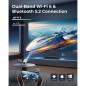 CLOKOWE Mini WiFi Bluetooth Projector, 180° Rotation, Auto Keystone, 1080P, HDMI/USB/Smartphone Compatible CLOKOWE Mini WiFi Bluetooth Projector, 180° Rotation, Auto Keystone, 1080P, HDMI/USB/Smartphone Compatible