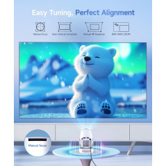 Mini Projecteur Magcubic 4K WiFi 6 Bluetooth 5.4 Portable