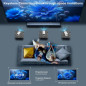 Mini Portable 4K WiFi 6 BT 5.2 Projector Full HD, Auto Keystone, 180° Rotation, Built-in App, for Phone/PC/TV/PS5 Mini Portable 4K WiFi 6 BT 5.2 Projector Full HD, Auto Keystone, 180° Rotation, Built-in App, for Phone/PC/TV/PS5