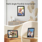 Frameo 10.1 Smart WiFi Digital Photo Frame, 1280x800 HD IPS Touchscreen, Auto-Rotate, Wall Mountable