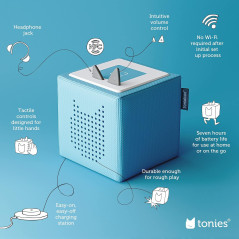 Toniebox 1 Audio Player Starter Set - Playtime Puppy Light Blue