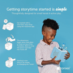 Toniebox Starter Set Puppy Bleu - Audio Enfant Éducatif