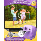 Appareil Photo Instantané Enfants - Cadeau Anniversaire Noël 3-12 Ans - Camera HD 1080P Violet avec Impression Photos