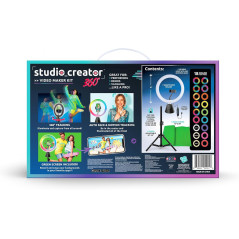 Canal Toys Studio Creator 360 Kit with Green Screen, Tripod & Light Ring