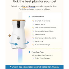 Furbo 360° Dog Camera - Treat Dispenser & Security Alerts with App