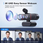 EMEET C960 4K UHD Webcam with Sony Sensor, PDAF, Dual AI Mics, Auto Light, 73° FOV & Privacy Cover EMEET C960 4K UHD Webcam with Sony Sensor, PDAF, Dual AI Mics, Auto Light, 73° FOV & Privacy Cover
