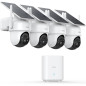 aosu 4-Cam Outdoor Wireless Security Camera System, Solar-Powered, 360° Pan & Tilt, 2K Night Vision, No Subscription aosu 4-Cam Outdoor Wireless Security Camera System, Solar-Powered, 360° Pan & Tilt, 2K Night Vision, No Subscription