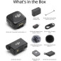 DJI Mic Mini (2 émetteurs + 1 récepteur) - Micro-cravate sans fil ultraléger, 48h, réduction bruit, vlog DJI Mic Mini (2 émetteurs + 1 récepteur) - Micro-cravate sans fil ultraléger, 48h, réduction bruit, vlog