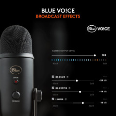 Logitech Blue Yeti USB Microphone for Gaming, Streaming & Podcasting