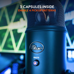 Logitech Blue Yeti USB Microphone for Gaming, Streaming & Podcasting