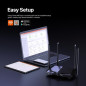 Tenda AC1200 Smart WiFi Router Dual Band High Speed with Smart APP, 4 Ethernet Ports, Guest WiFi & Parental Controls